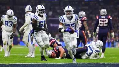 colts vs new england patriots match player stats