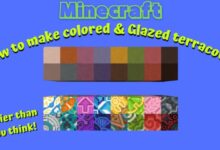 how to make terracotta in minecraft