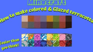 how to make terracotta in minecraft