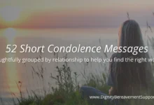 short condolence message