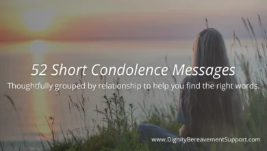 short condolence message