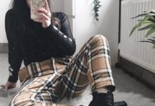 plaid pants