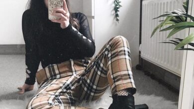plaid pants